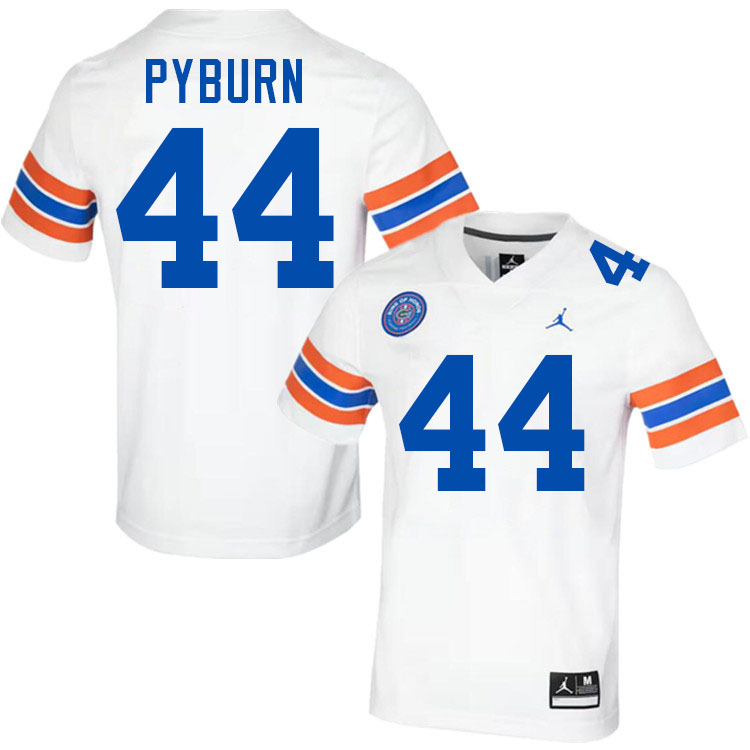 Jack Pyburn Florida Jersey,Florida Gators #44 Jack Pyburn Jersey Youth Uniforms-Throwback White